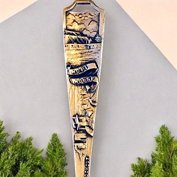 Grand Canyon Arizona Vtg Sterling Silver Souvenir Spoon FRONT + BACK Scenes - Picture 12 of 12